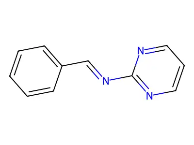 2-Benzylideneaminopyrimidine structure