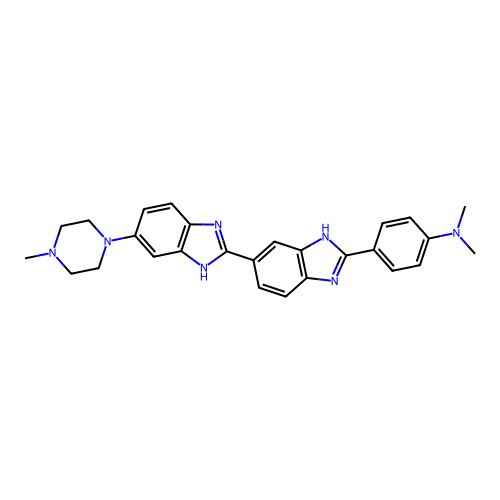 Hoechst 34580 structure