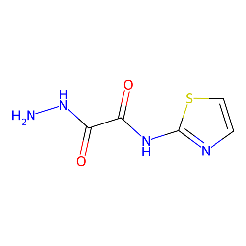 2-肼基-2-氧代-N-1,3-噻唑-2-基乙酰胺 structure
