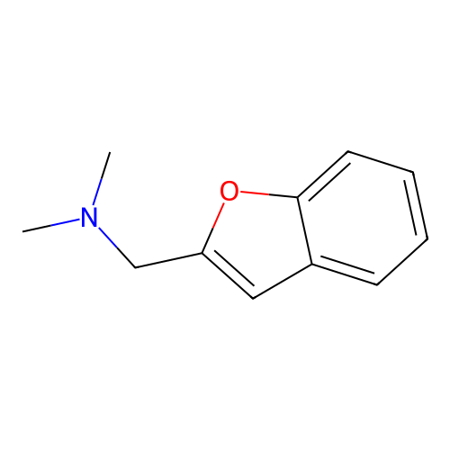 (1-Benzofuran-2-ylmethyl)dimethylamine structure