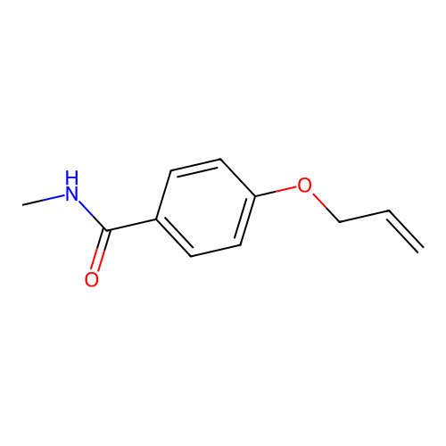 Benzamide, N-methyl-4-(2-propenyloxy)- structure