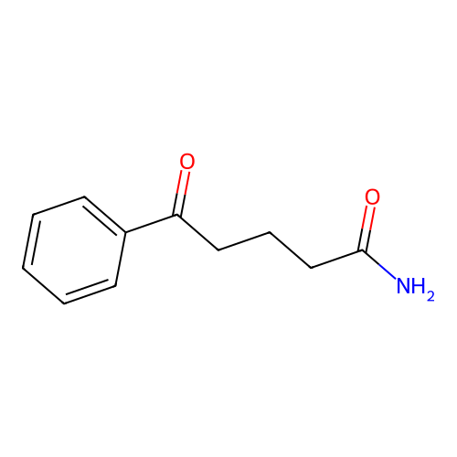 5-Oxo-5-phenylpentanamide structure