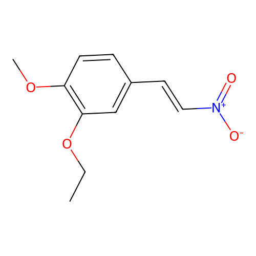 2-ethoxy-1-methoxy-4-(2-nitroethenyl)benzene structure
