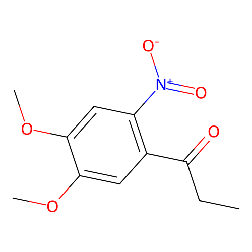 1-(4,5-Dimethoxy-2-nitrophenyl)propan-1-one structure