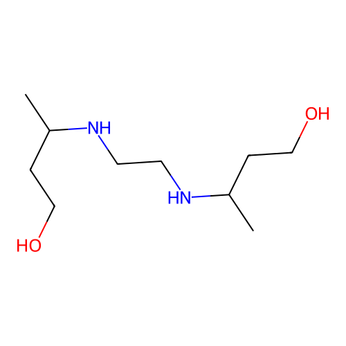 3-[2-(4-Hydroxybutan-2-ylamino)ethylamino]butan-1-ol structure