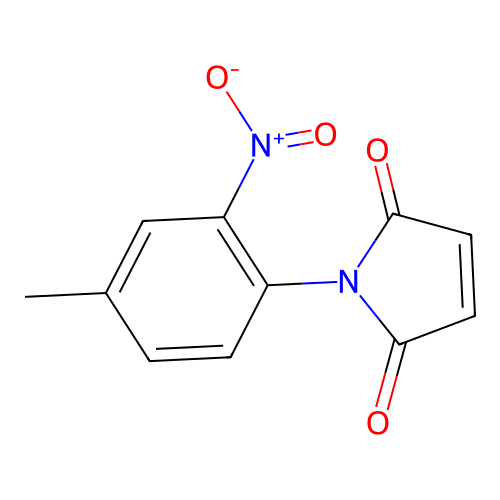 1-(4-methyl-2-nitrophenyl)-2,5-dihydro-1H-pyrrole-2,5-dione structure