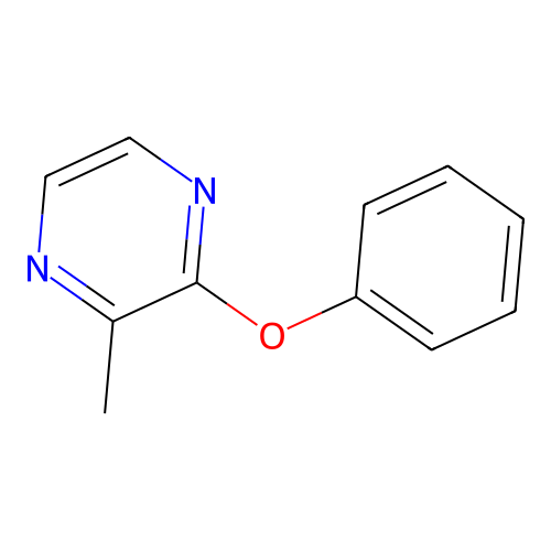 2-Methyl-3-phenoxypyrazine structure
