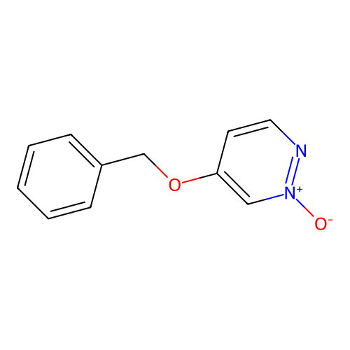 1-Oxido-5-phenylmethoxypyridazin-1-ium structure