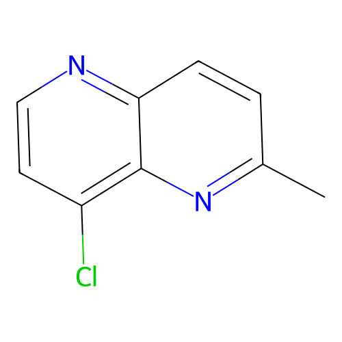8-Chloro-2-methyl-1,5-naphthyridine structure