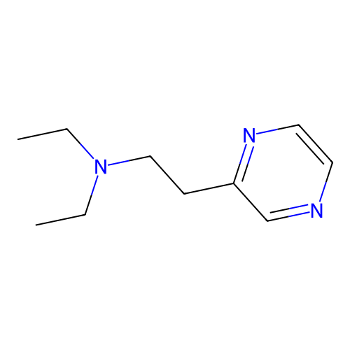 Pyrazine, 2-[2-(diethylamino)-ethyl]- structure