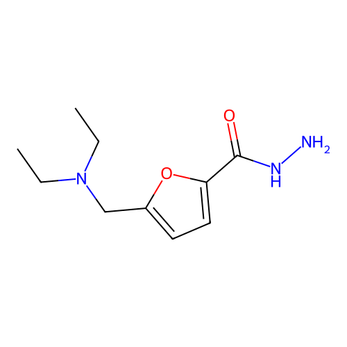 5-[(Diethylamino)methyl]furan-2-carbohydrazide structure