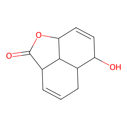 6-Hydroxy-2a,2a1,5,5a,6,8a-hexahydro-2H-naphtho[1,8-bc]furan-2-one structure