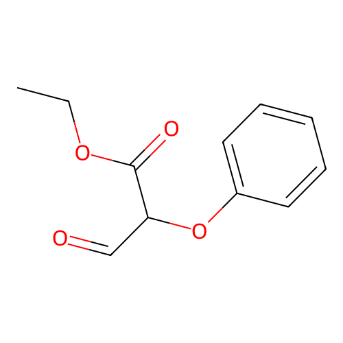 Ethyl 3-oxo-2-phenoxypropanoate structure