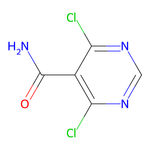 4,6-Dichloropyrimidine-5-carboxamide structure