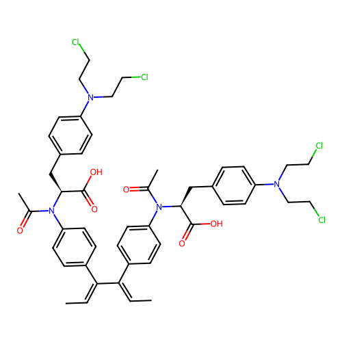 4,4-Bis(acetylsarcosyl)synestrol structure