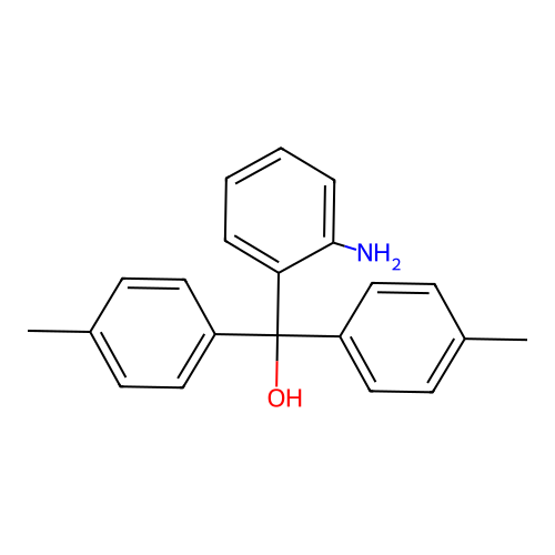(2-Aminophenyl)[bis(4-methylphenyl)]methanol structure
