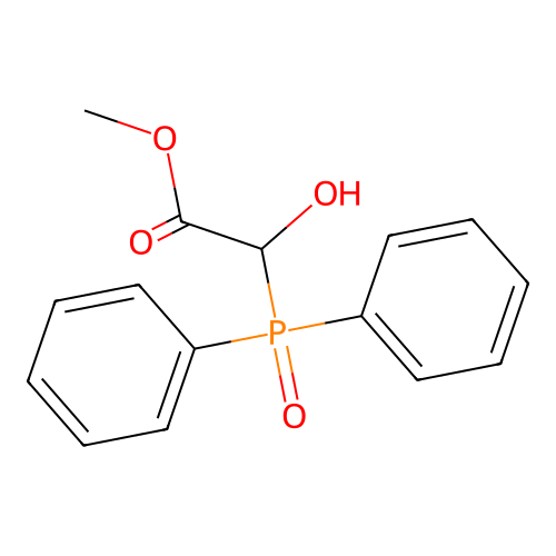 Methyl (diphenylphosphoryl)(hydroxy)acetate structure