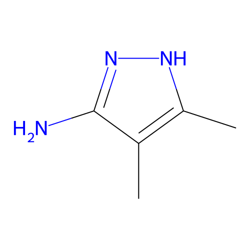 4,5-dimethyl-1H-pyrazol-3-amine structure