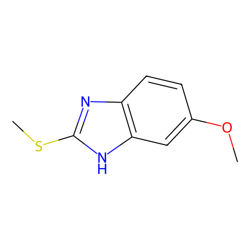 6-methoxy-2-methylsulfanyl-1H-benzimidazole structure