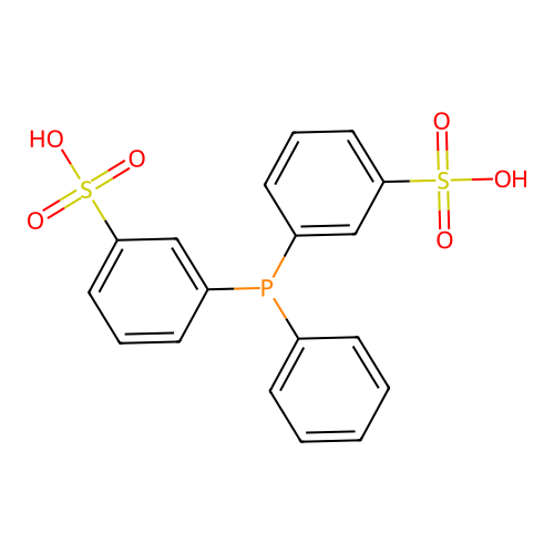 Phenylbis(M-Sulfophenyl)Phosphine structure