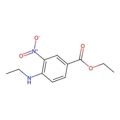 Ethyl 4-(ethylamino)-3-nitrobenzoate structure