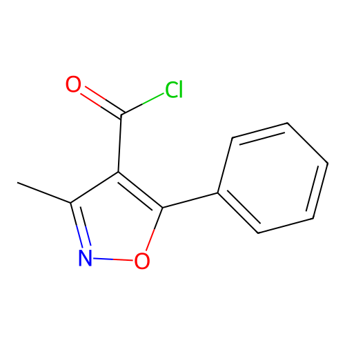 3-Methyl-5-phenylisoxazole-4-carbonyl chloride structure