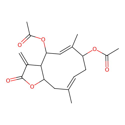 Chamissonin diacetate structure