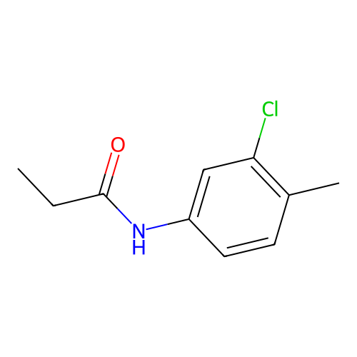 3'-Chloro-P-propionotoluidide structure