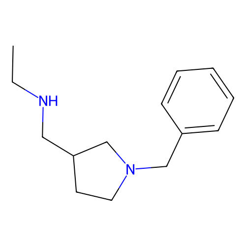 (1-Benzyl-pyrrolidin-3-ylmethyl)-ethyl-amine structure