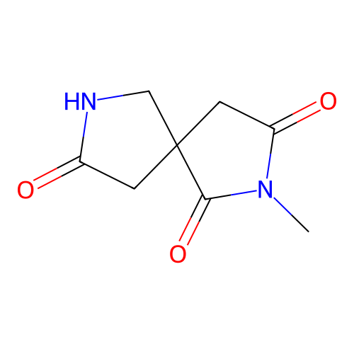 2-Methyl-2,7-diazaspiro[4.4]nonane-1,3,8-trione structure