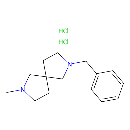 2-Benzyl-7-methyl-2,7-diazaspiro[4.4]nonane Dihydrochloride structure