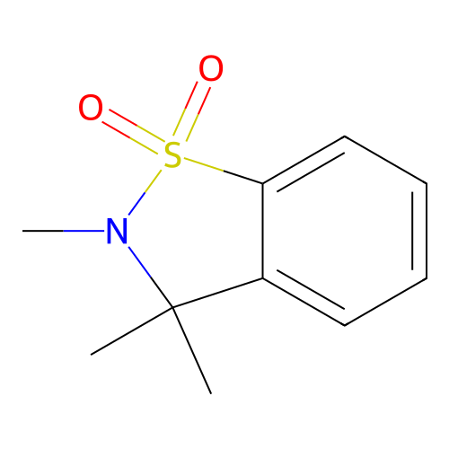 2,3,3-Trimethyl-2,3-dihydro-1,2-benzisothiazole 1,1-dioxide structure