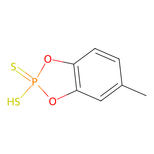 1,3,2-Benzodioxaphosphole, 2-mercapto-5-methyl-, 2-sulfide structure