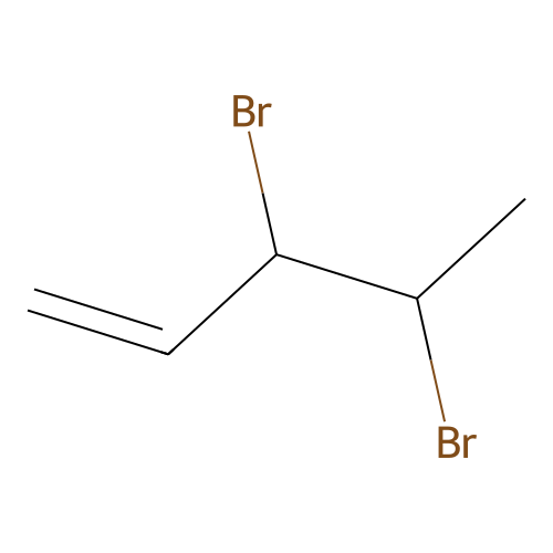 3,4-Dibromopent-1-ene structure