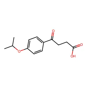 4-Oxo-4-(4-isopropoxyphenyl)butyric acid structure