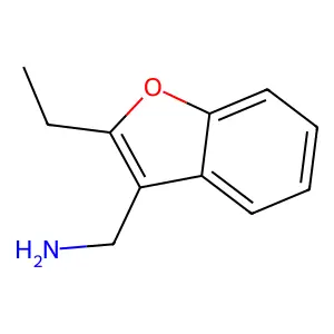 2-乙基-3-苯并呋喃甲胺 structure