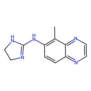 N-(4,5-dihydro-1H-imidazol-2-yl)-5-methylquinoxalin-6-amine structure