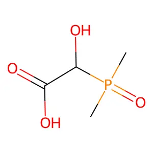 2-甲基膦酰基-2-羟基乙酸 structure
