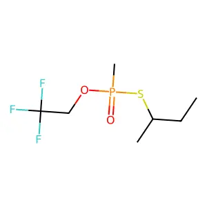 2-(Methyl(2,2,2-trifluoroethoxy)phosphoryl)sulfanylbutane structure