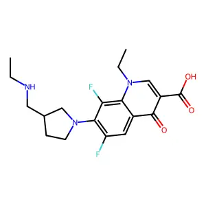 Merafloxacin structure