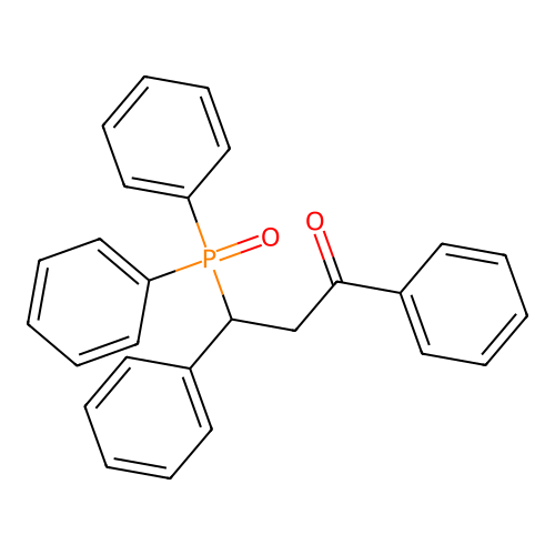 3-Diphenylphosphoryl-1,3-diphenylpropan-1-one structure