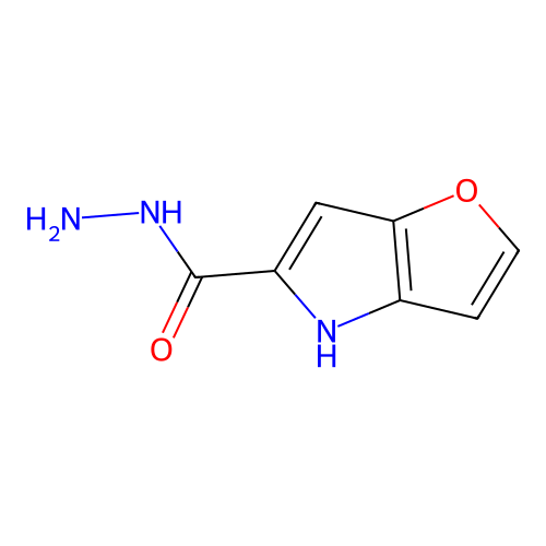 4H-furo[3,2-b]pyrrole-5-carbohydrazide structure