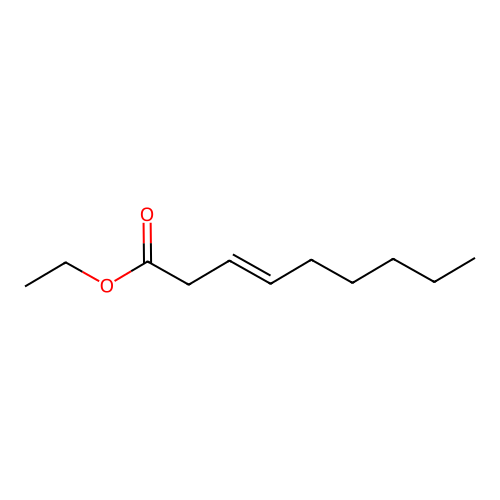 Ethyl 3-nonenoate structure