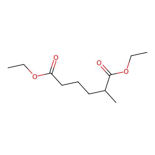 Diethyl 2-methylhexanedioate structure