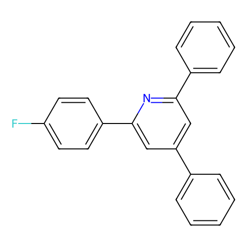 2-(4-Fluorophenyl)-4,6-diphenylpyridine structure