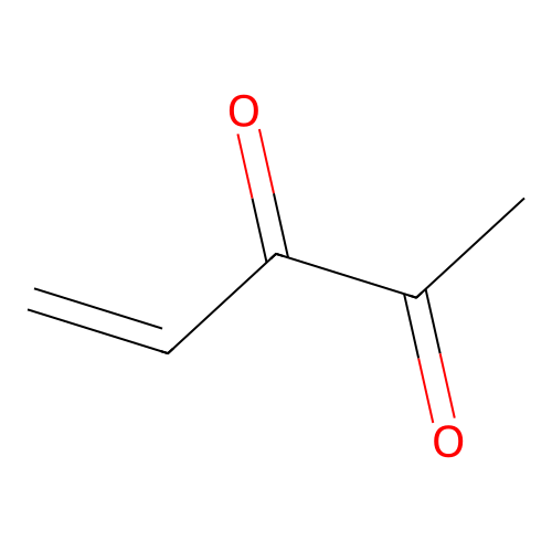 4-Pentene-2,3-dione structure