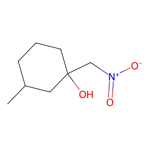 3-Methyl-1-(nitromethyl)cyclohexan-1-ol structure