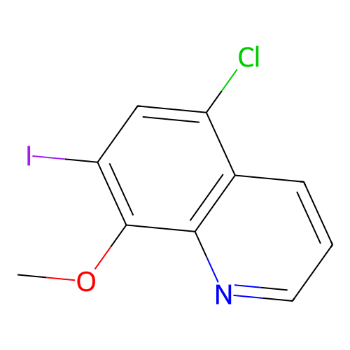 5-Chloro-7-iodo-8-methoxyquinoline structure