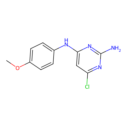 6-chloro-N~4~-(4-methoxyphenyl)-2,4-pyrimidinediamine structure