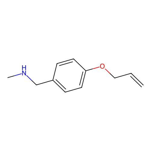 N-[4-(allyloxy)benzyl]-N-methylamine structure